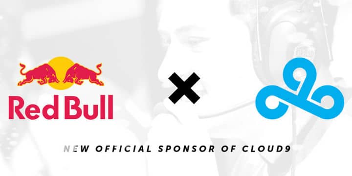 Redbull sponsor Cloud9