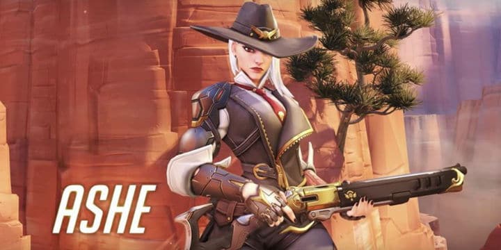 Ashe Overwatch Hjälte Ashe Overwatch Hjälte