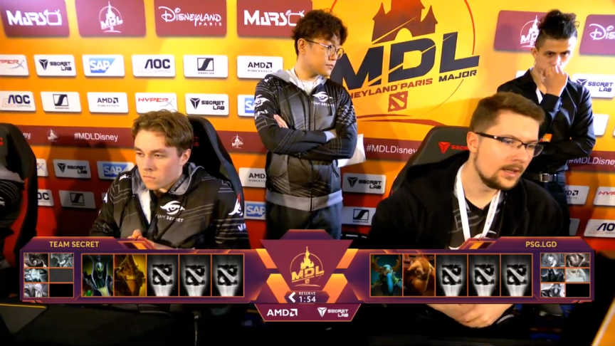 Team Secret slår PSG LGD Team Secret slår PSG LGD