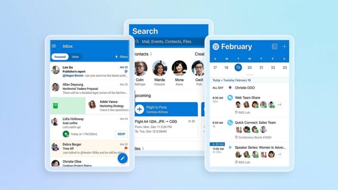 Microsoft Outlook on phones