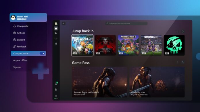 Xbox Mode kommer till Windows